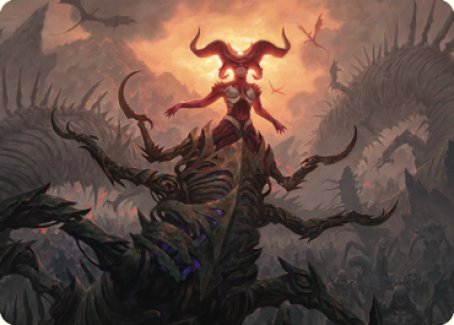 Sheoldred, the Apocalypse Art Card [Dominaria United Art Series] | Gamers Paradise