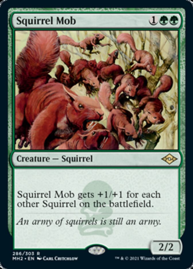 Squirrel Mob (Foil Etched) [Modern Horizons 2] | Gamers Paradise