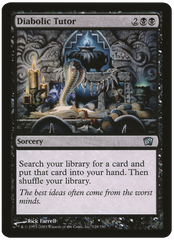 Diabolic Tutor (Oversized) [Eighth Edition Box Topper] | Gamers Paradise