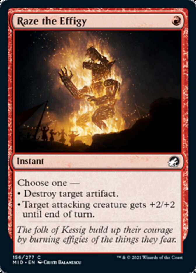 Raze the Effigy [Innistrad: Midnight Hunt] | Gamers Paradise