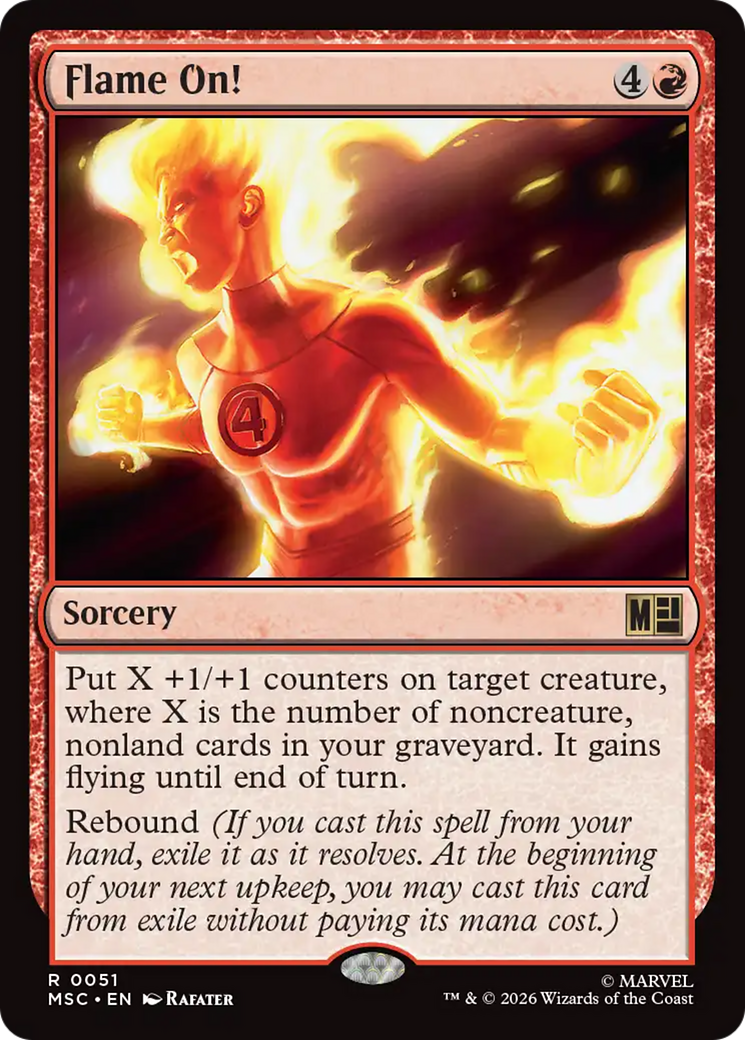 Flame On! (Surge Foil) [Marvel Super Heroes Commander] | Gamers Paradise