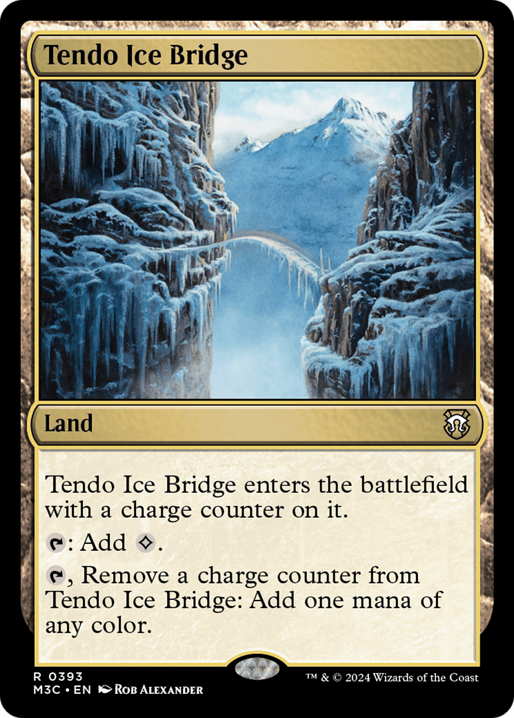 Tendo Ice Bridge (Ripple Foil) [Modern Horizons 3 Commander] | Gamers Paradise