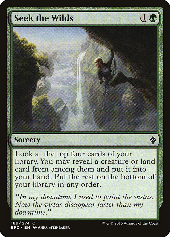 Seek the Wilds [Battle for Zendikar] | Gamers Paradise