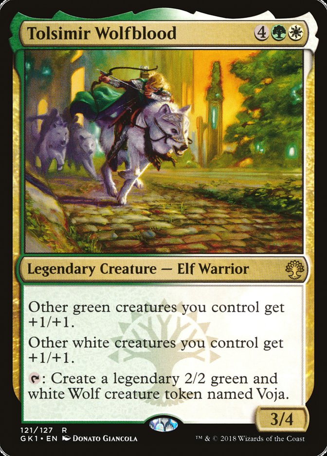 Tolsimir Wolfblood [Guilds of Ravnica Guild Kit] | Gamers Paradise