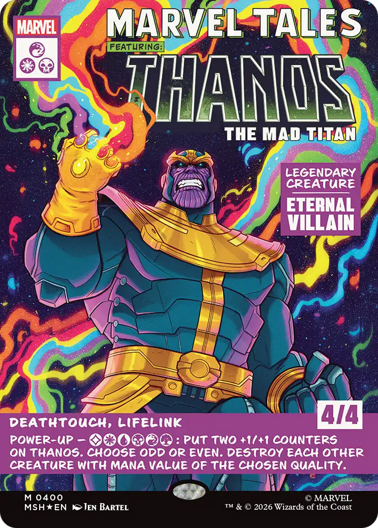 Thanos, The Mad Titan (Borderless) (0400) [Marvel Super Heroes] | Gamers Paradise