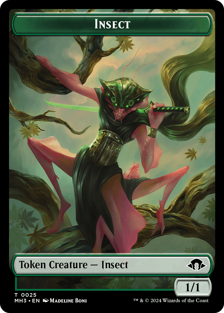 Insect Token (0025) [Modern Horizons 3 Tokens] | Gamers Paradise