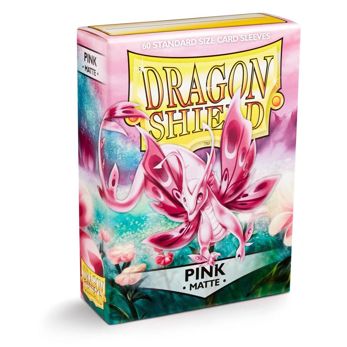 Dragon Shield: Standard 60ct Sleeves - Pink (Matte) | Gamers Paradise