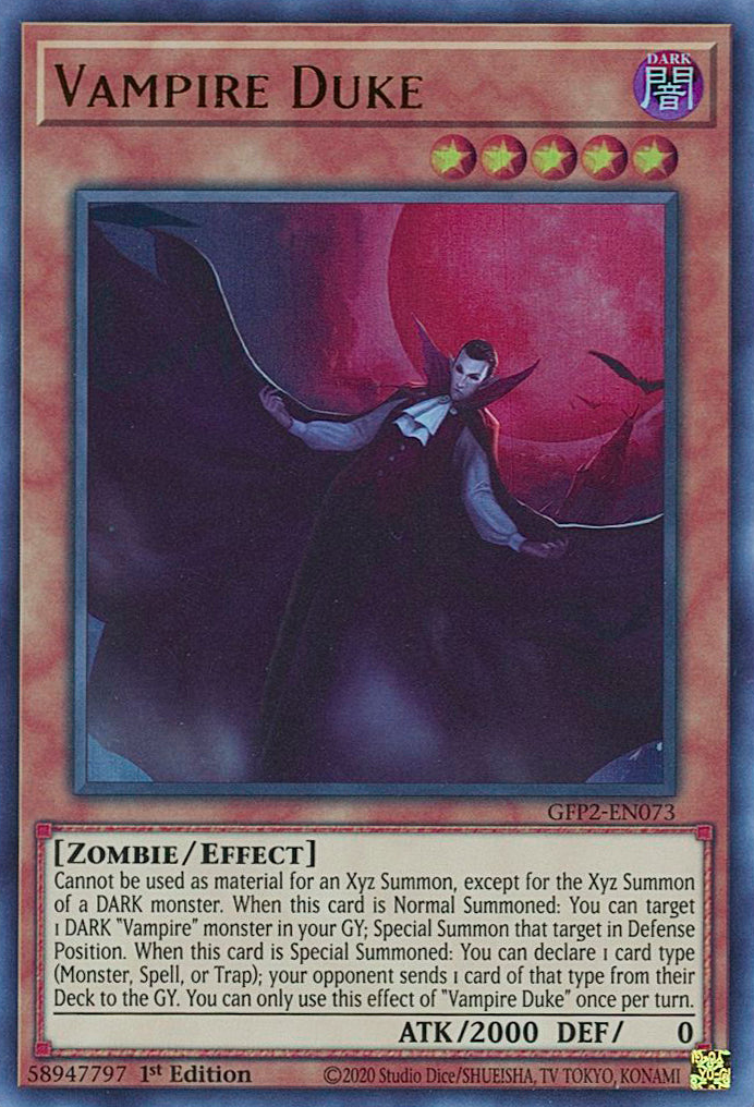 Vampire Duke [GFP2-EN073] Ultra Rare | Gamers Paradise