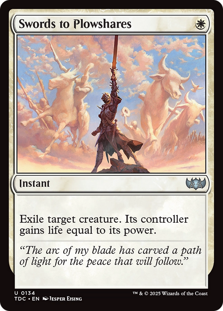 Swords to Plowshares [Tarkir: Dragonstorm Commander] | Gamers Paradise