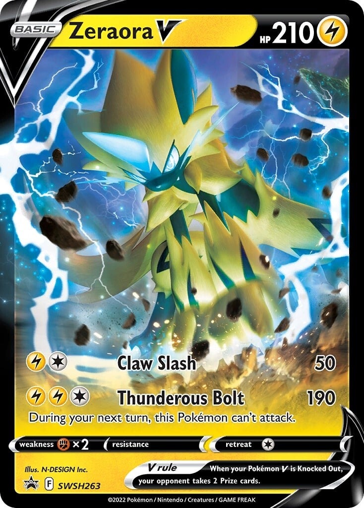 Zeraora V (SWSH263) [Sword & Shield: Black Star Promos] | Gamers Paradise