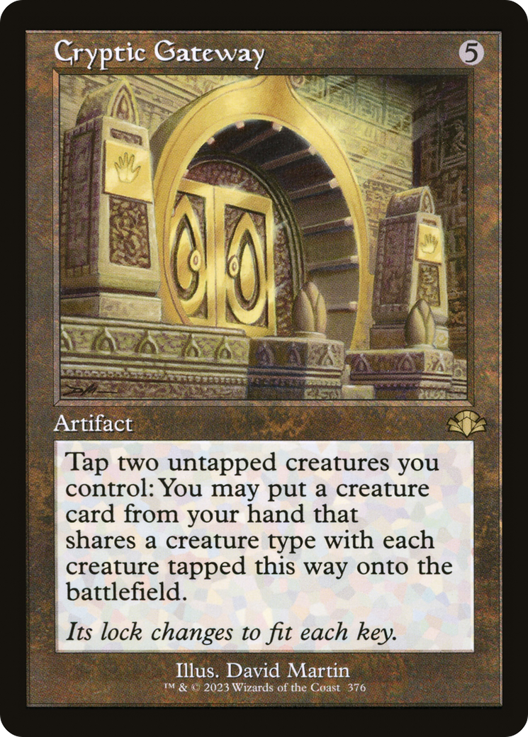 Cryptic Gateway (Retro) [Dominaria Remastered] | Gamers Paradise