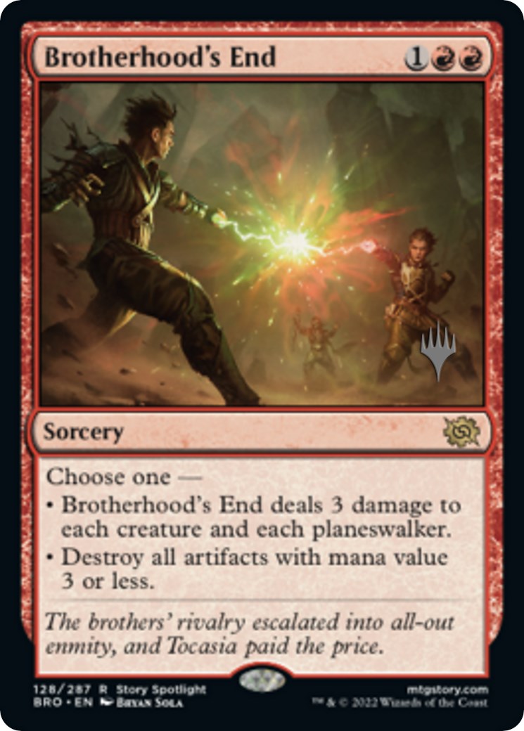 Brotherhood's End (Promo Pack) [The Brothers' War Promos] | Gamers Paradise