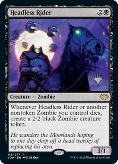 Headless Rider (Promo Pack) [Innistrad: Crimson Vow Promos] | Gamers Paradise