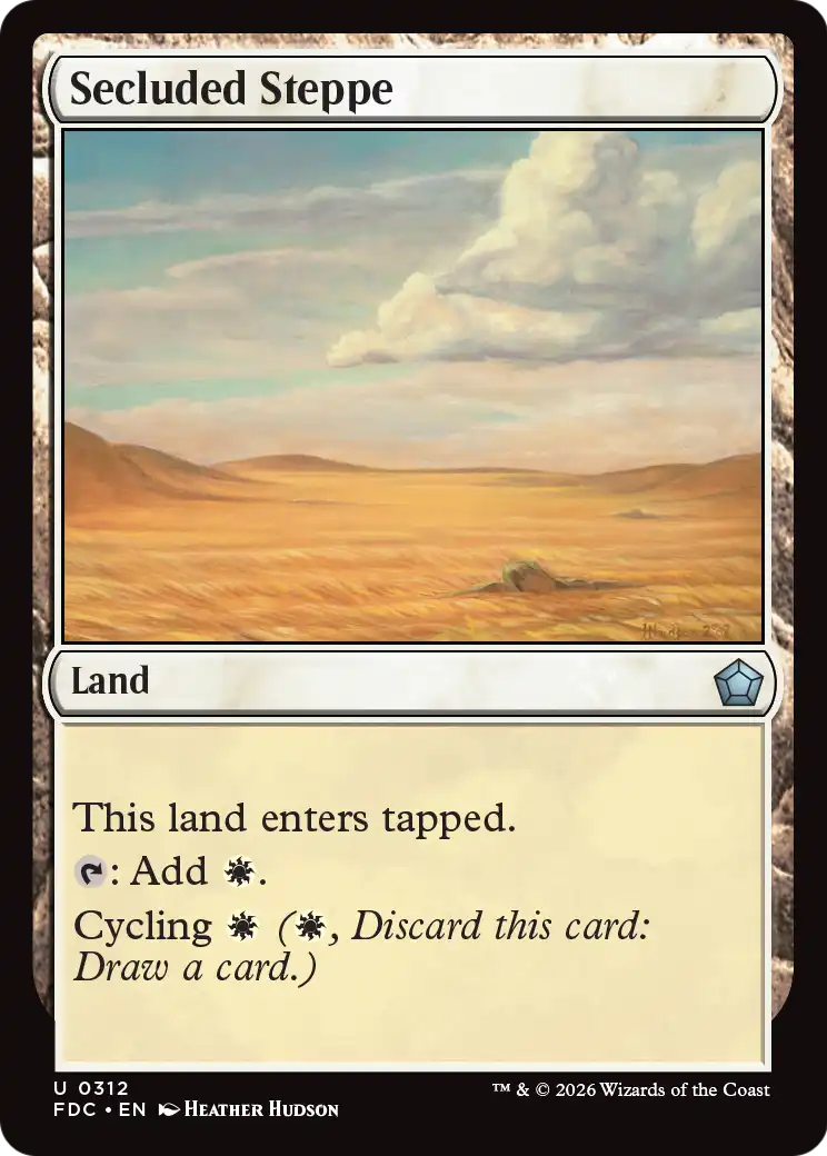 Secluded Steppe [Foundations Commander] | Gamers Paradise