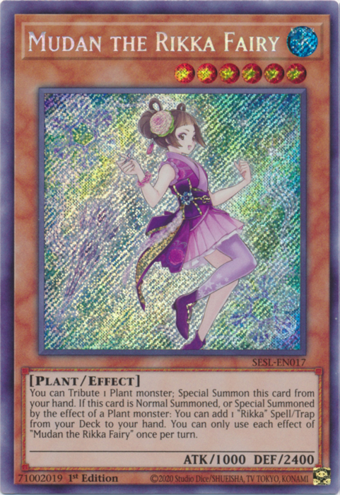 Mudan the Rikka Fairy [SESL-EN017] Secret Rare | Gamers Paradise