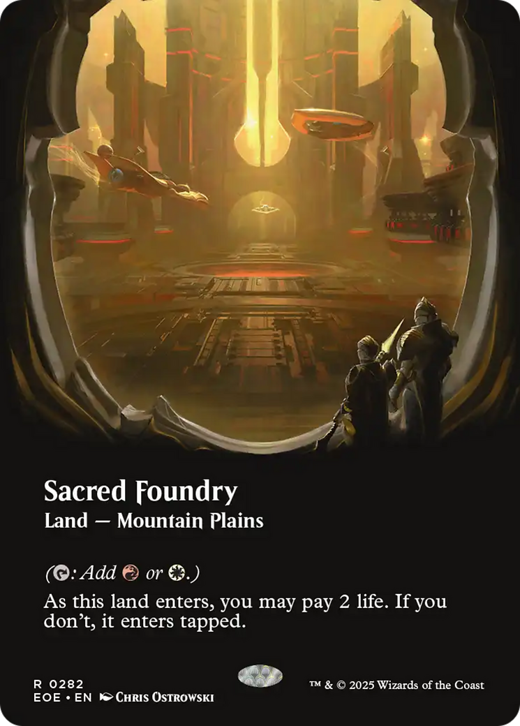 Sacred Foundry (Borderless) [Edge of Eternities] | Gamers Paradise