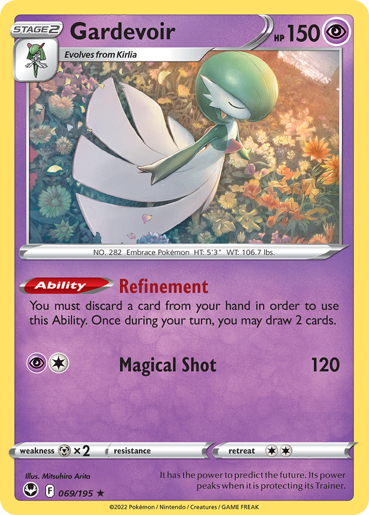 Gardevoir (069/195) (Theme Deck Exclusive) [Sword & Shield: Silver Tempest] | Gamers Paradise