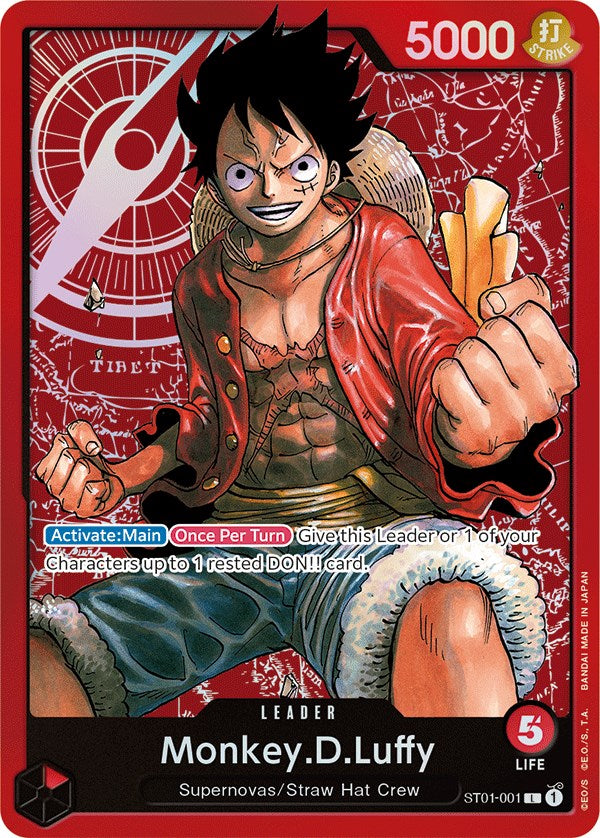 Monkey.D.Luffy (001) [Starter Deck: Straw Hat Crew] | Gamers Paradise