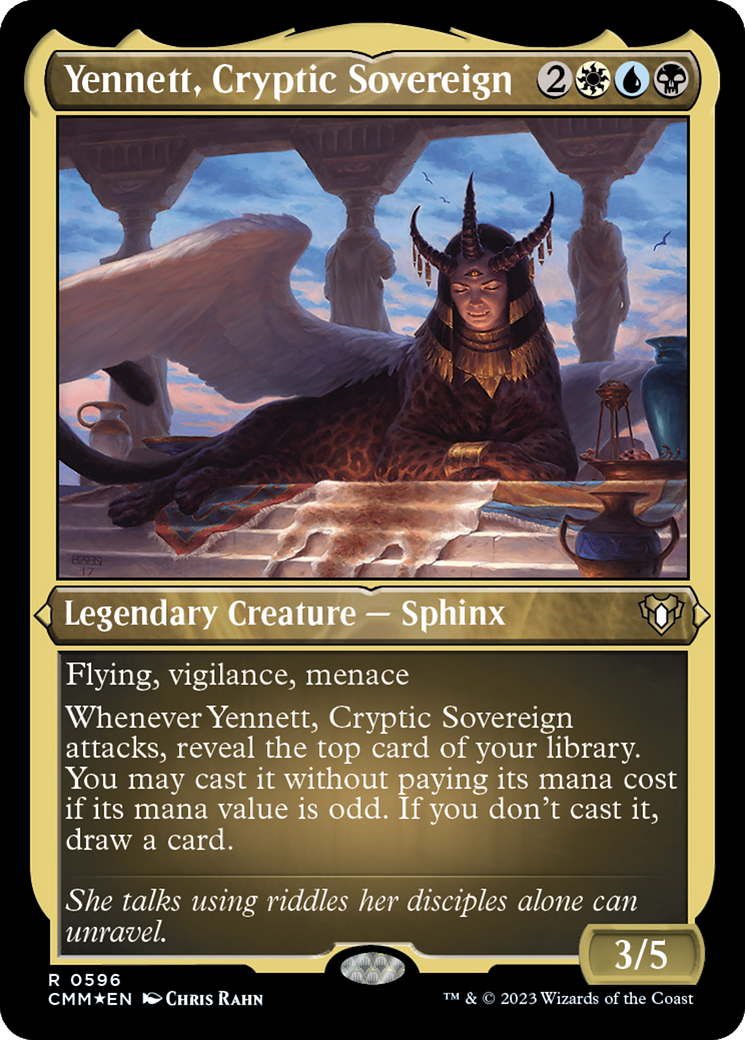 Yennett, Cryptic Sovereign (Foil Etched) [Commander Masters] | Gamers Paradise