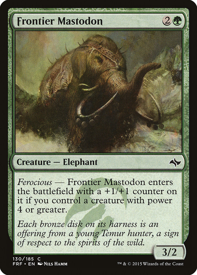 Frontier Mastodon [Fate Reforged] | Gamers Paradise