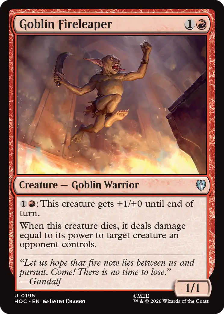 Goblin Fireleaper [The Hobbit: Eternal-Legal] | Gamers Paradise