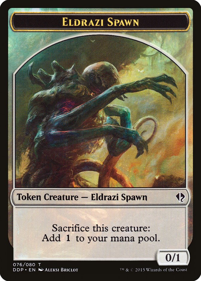 Eldrazi Spawn Token (076/080) [Duel Decks: Zendikar vs. Eldrazi] | Gamers Paradise