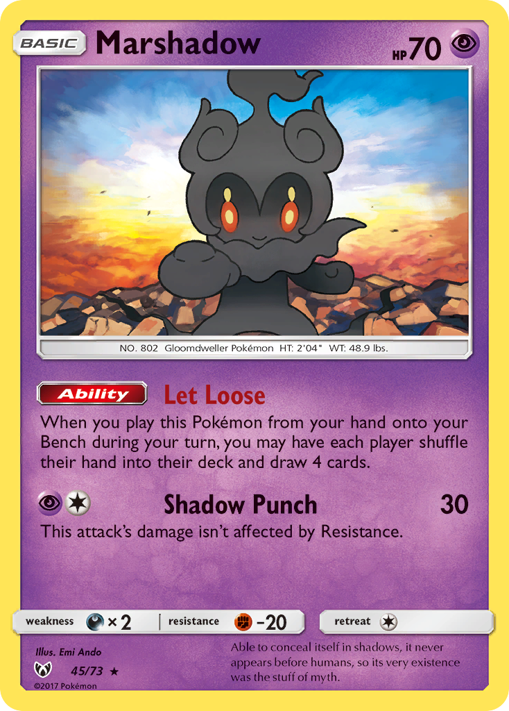 Marshadow (45/73) [Sun & Moon: Shining Legends] | Gamers Paradise