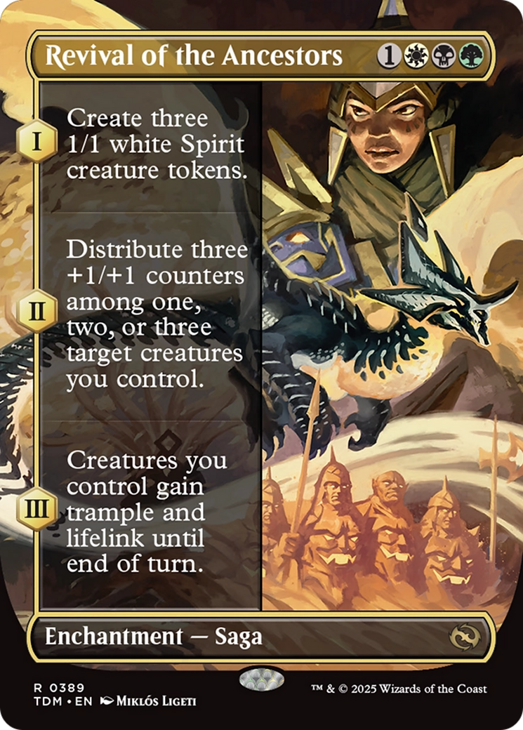 Revival of the Ancestors (Borderless) [Tarkir: Dragonstorm] | Gamers Paradise