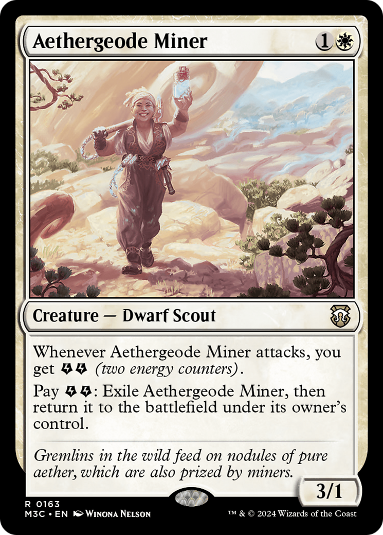 Aethergeode Miner [Modern Horizons 3 Commander] | Gamers Paradise