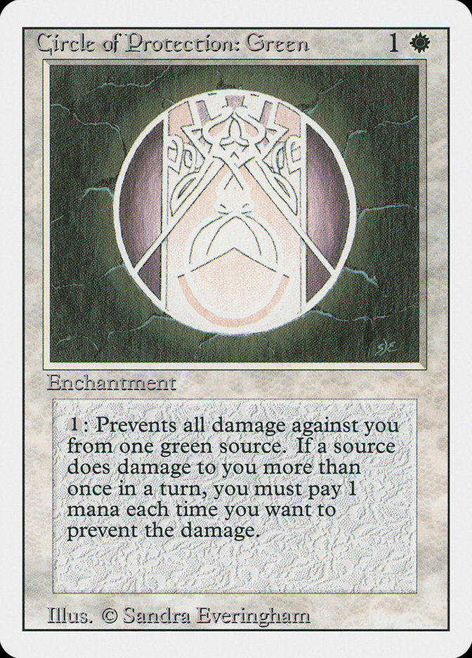 Circle of Protection: Green [Revised Edition] | Gamers Paradise