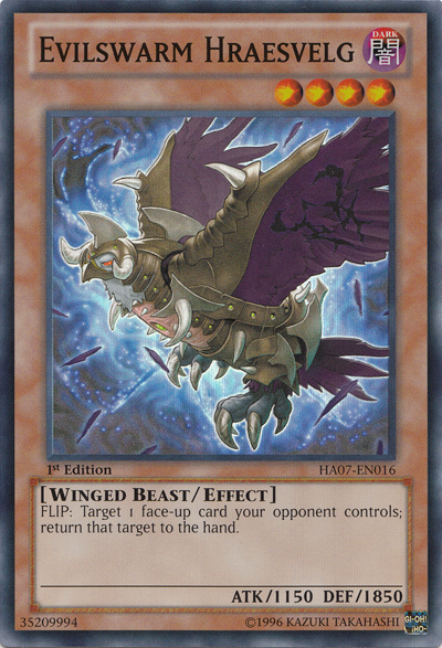 Evilswarm Hraesvelg [HA07-EN016] Super Rare | Gamers Paradise