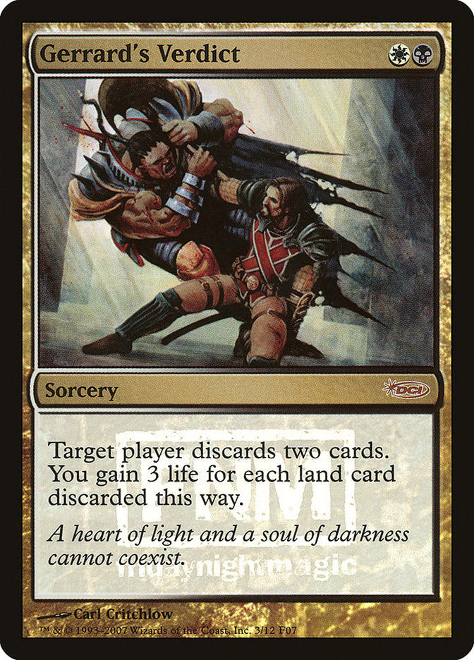 Gerrard's Verdict [Friday Night Magic 2007] | Gamers Paradise