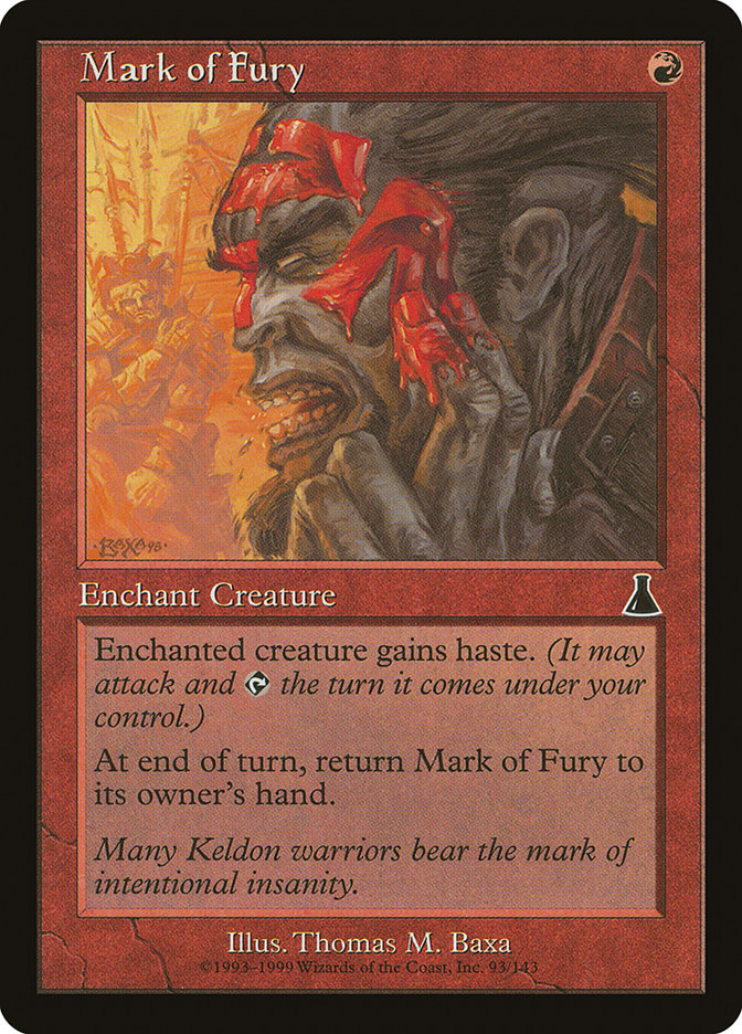 Mark of Fury [Urza's Destiny] | Gamers Paradise
