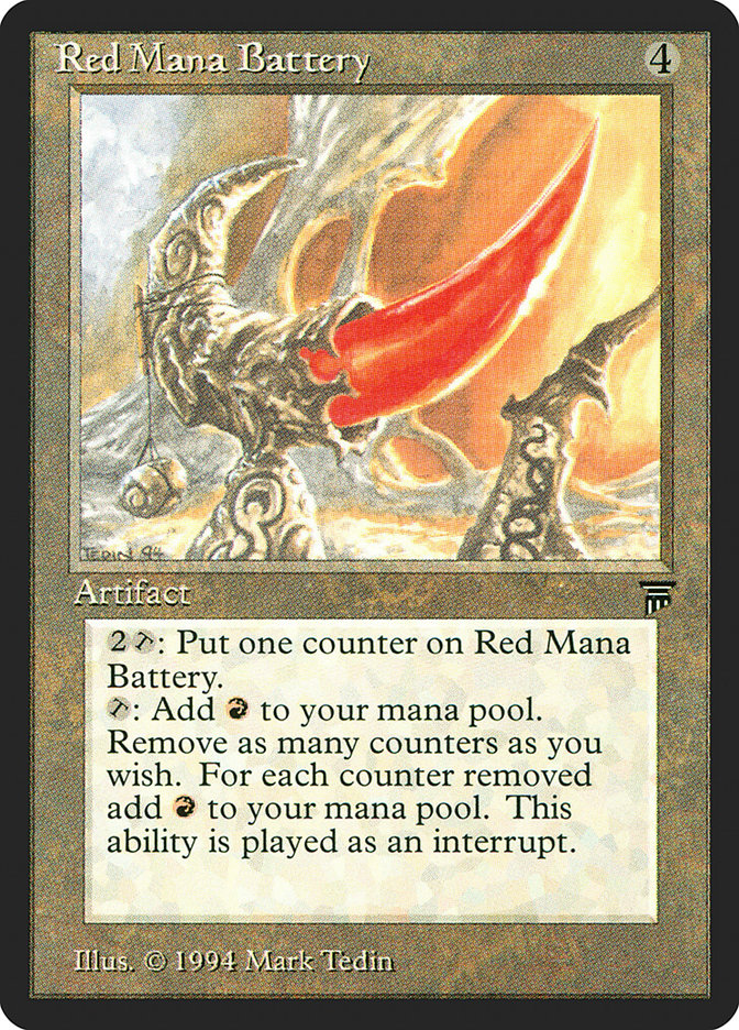 Red Mana Battery [Legends] | Gamers Paradise