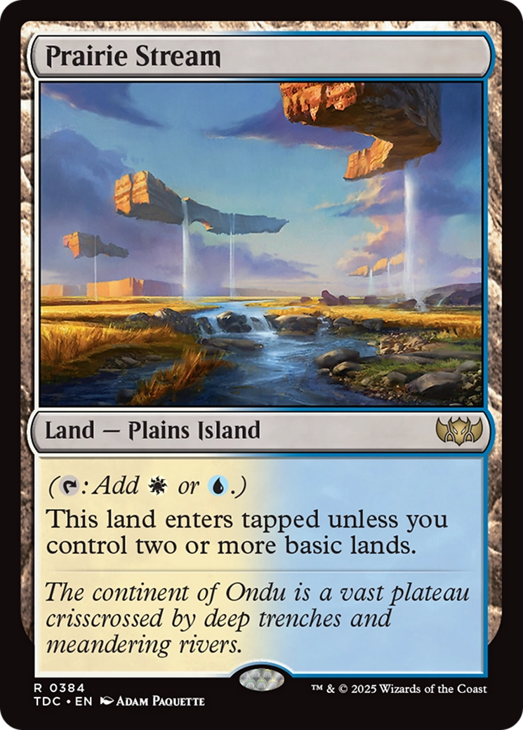 Prairie Stream [Tarkir: Dragonstorm Commander] | Gamers Paradise