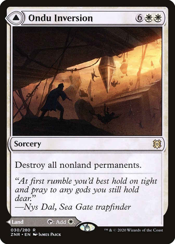 Ondu Inversion // Ondu Skyruins [Zendikar Rising] | Gamers Paradise