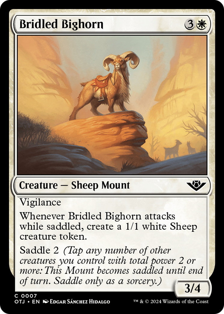 Bridled Bighorn [Outlaws of Thunder Junction] | Gamers Paradise
