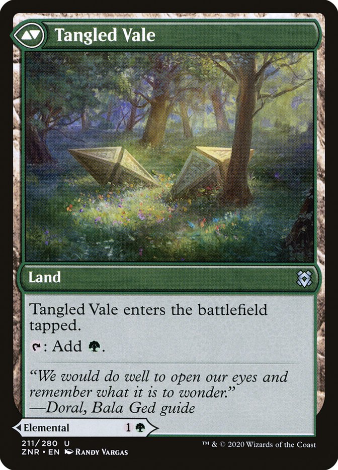 Tangled Florahedron // Tangled Vale [Zendikar Rising] | Gamers Paradise