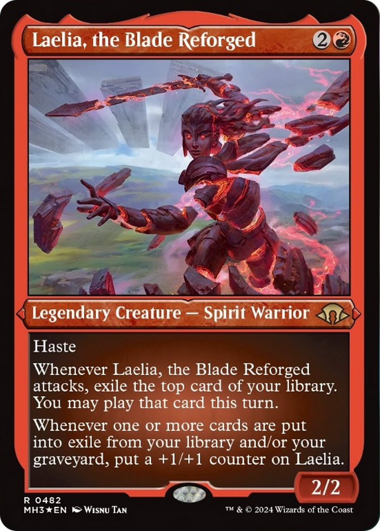 Laelia, the Blade Reforged (Foil Etched) [Modern Horizons 3] | Gamers Paradise