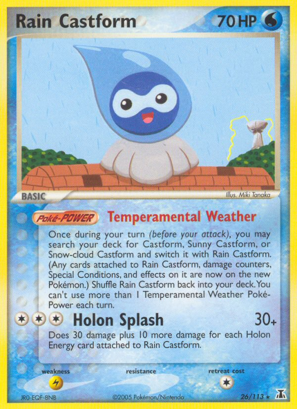 Rain Castform (26/113) [EX: Delta Species] | Gamers Paradise