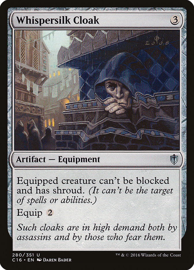 Whispersilk Cloak [Commander 2016] | Gamers Paradise