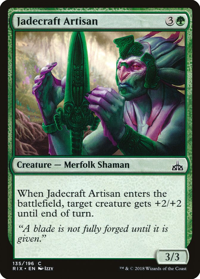 Jadecraft Artisan [Rivals of Ixalan] | Gamers Paradise