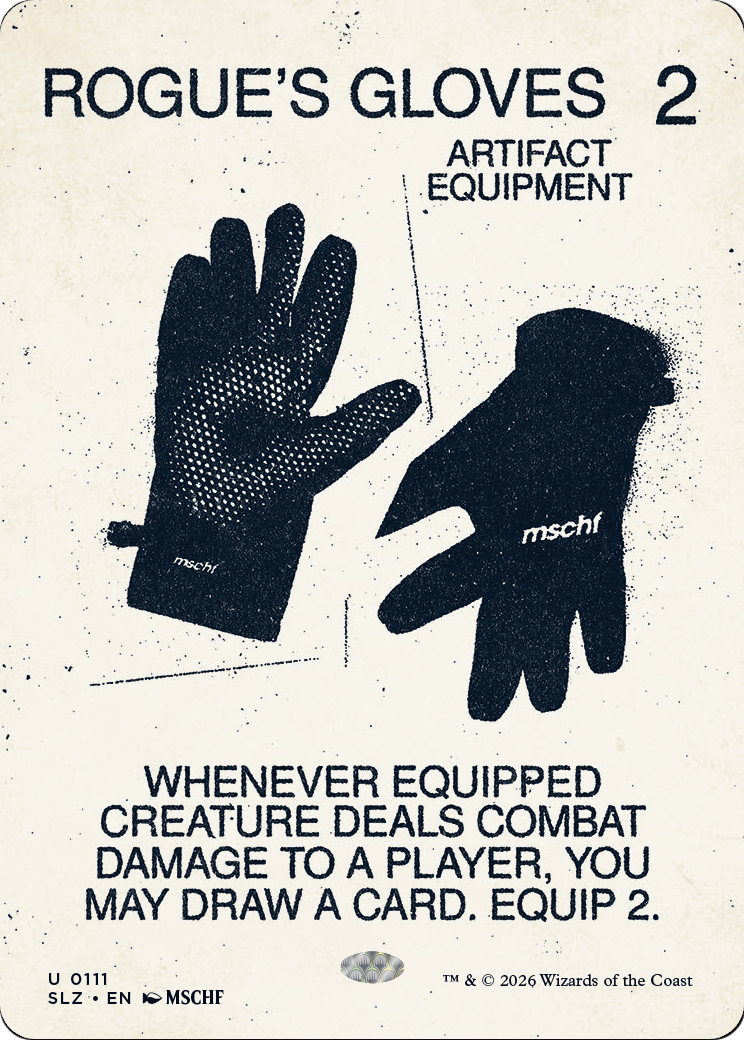 Rogue's Gloves (0111) [Secret Lair x MSCHF: The Zeta Set] | Gamers Paradise