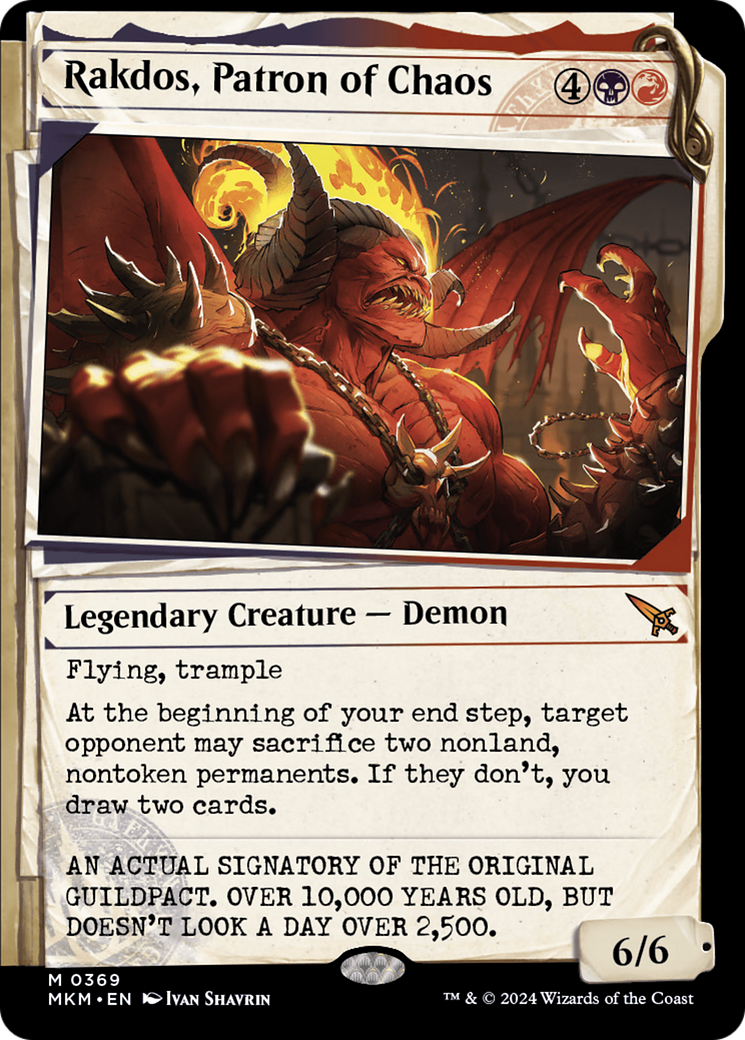 Rakdos, Patron of Chaos (Showcase) (0369) [Murders at Karlov Manor] | Gamers Paradise