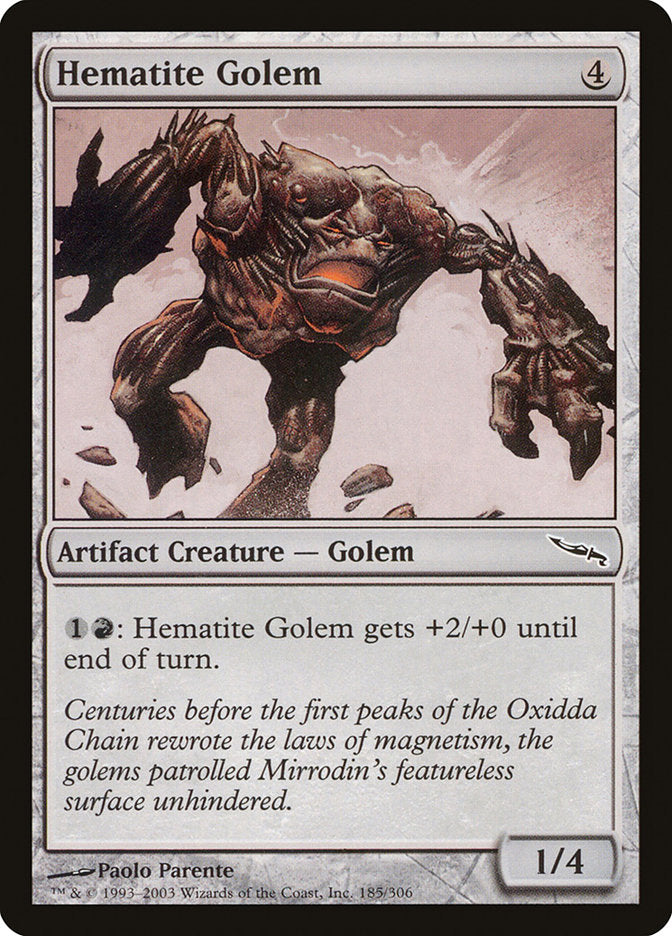 Hematite Golem [Mirrodin] | Gamers Paradise
