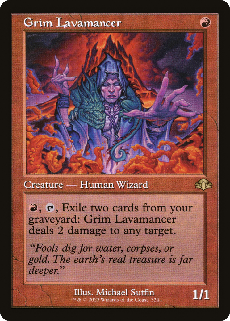 Grim Lavamancer (Retro) [Dominaria Remastered] | Gamers Paradise
