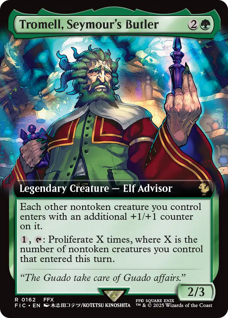 Tromell, Seymour's Butler (Extended Art) [FINAL FANTASY Commander] | Gamers Paradise