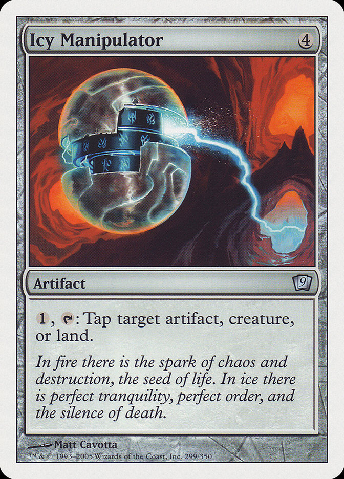 Icy Manipulator (9th Edition) [Oversize Cards] | Gamers Paradise