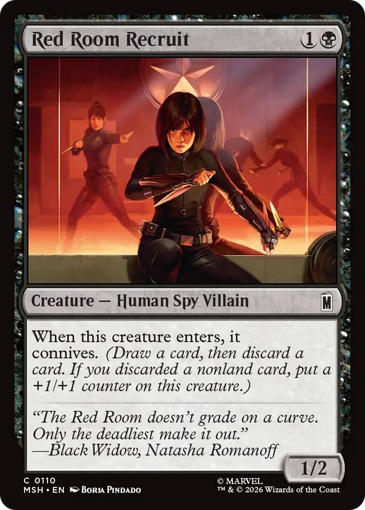 Red Room Recruit [Marvel Super Heroes] | Gamers Paradise