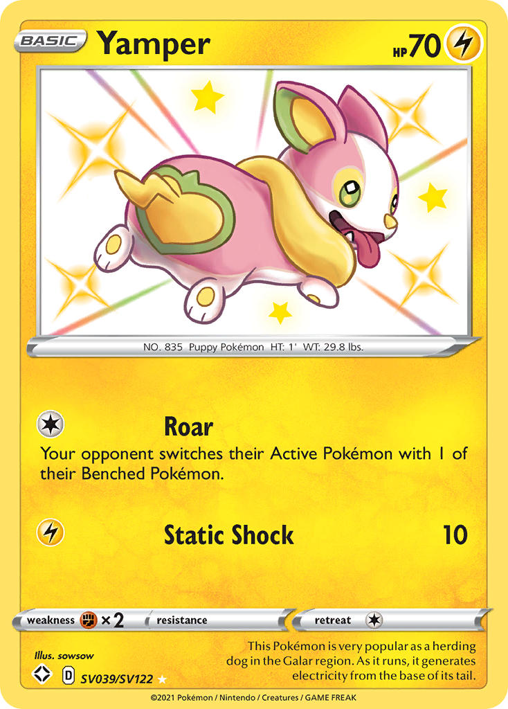 Yamper (SV039/SV122) [Sword & Shield: Shining Fates] | Gamers Paradise